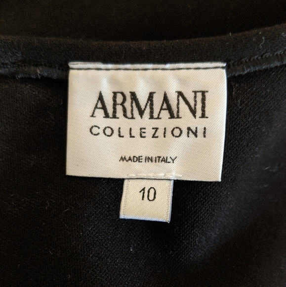 ARMANI Collezioni Italy Little Black Dress - Picture 8 of 9